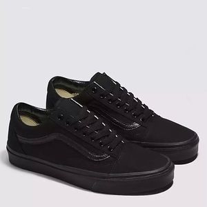 VANS OLD SKOOL Shoes Sneakers - Black - Boys Size 6M